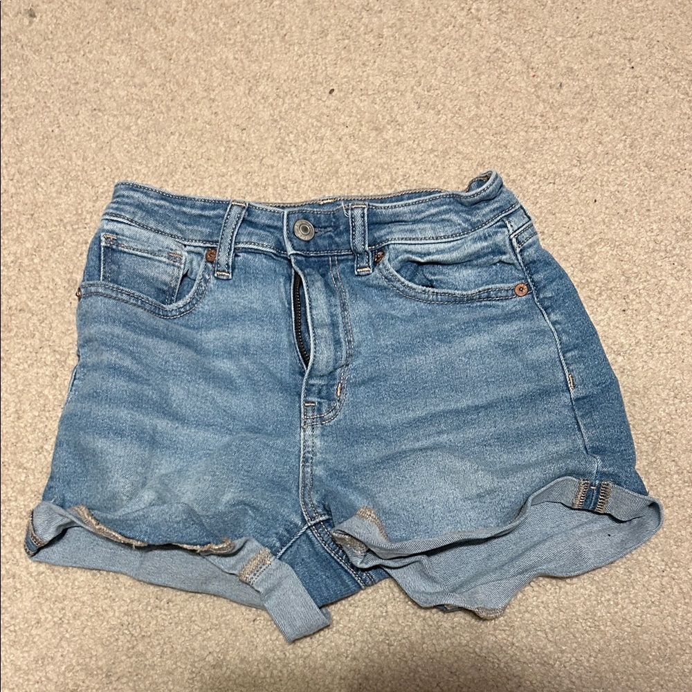 American Eagle Outfitters Light Blue Jean Shorts